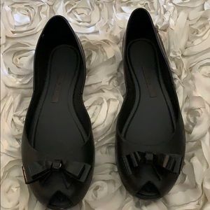 Never worn Melissa Flats sz 10